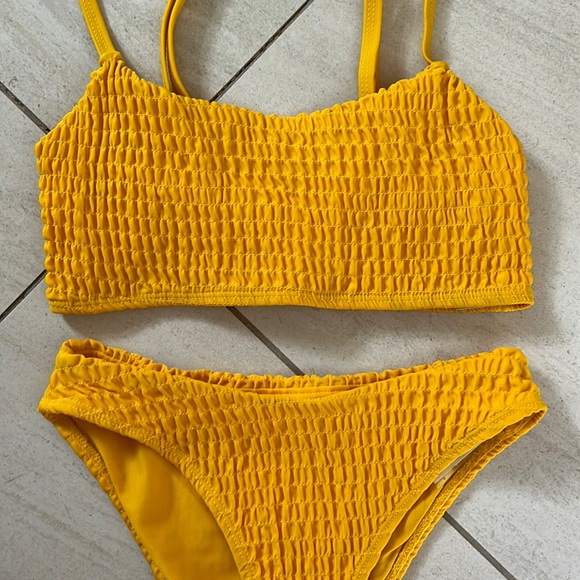Mosmann Australia Textured Yellow Bikini XXS - Picture 2 of 4